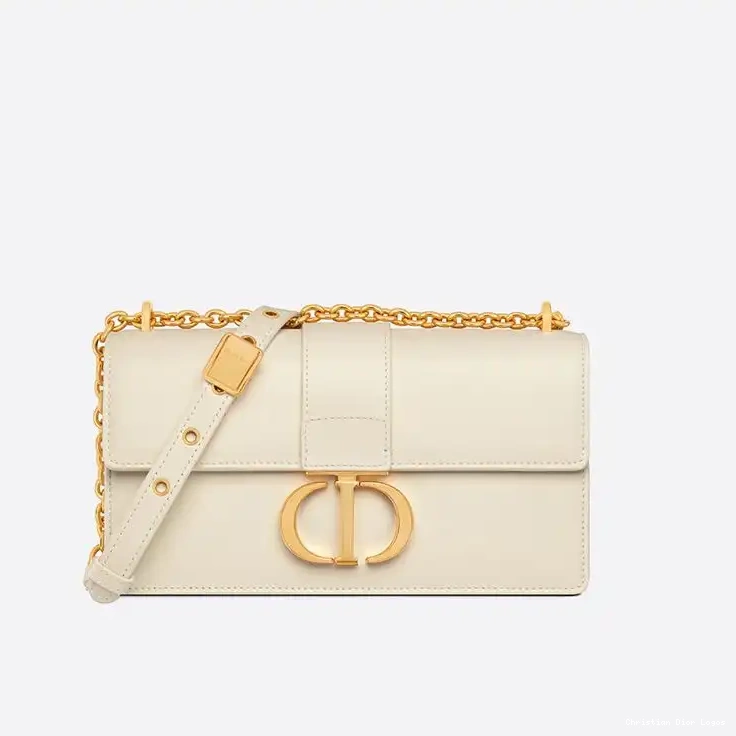 White Chain 30 Dior With East-West Montaigne Calfskin Bag 0503 Luxury